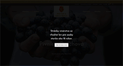 Desktop Screenshot of pivnicaorechova.sk